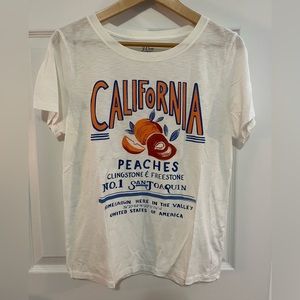 J Crew "California peaches" T-shirt in Supima® cotton